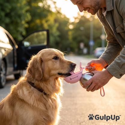 GulpUp™ The 2-in-1 Dog Water Bottle & Bowl